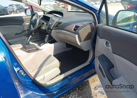 2012 Honda Civic Lx из США, поврежденный, VIN 2HGFB2F50CH535124